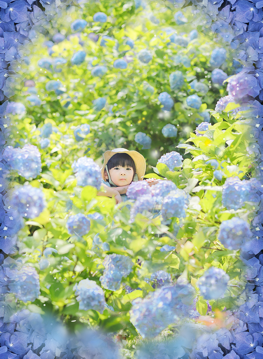 サンプルお花フレーム