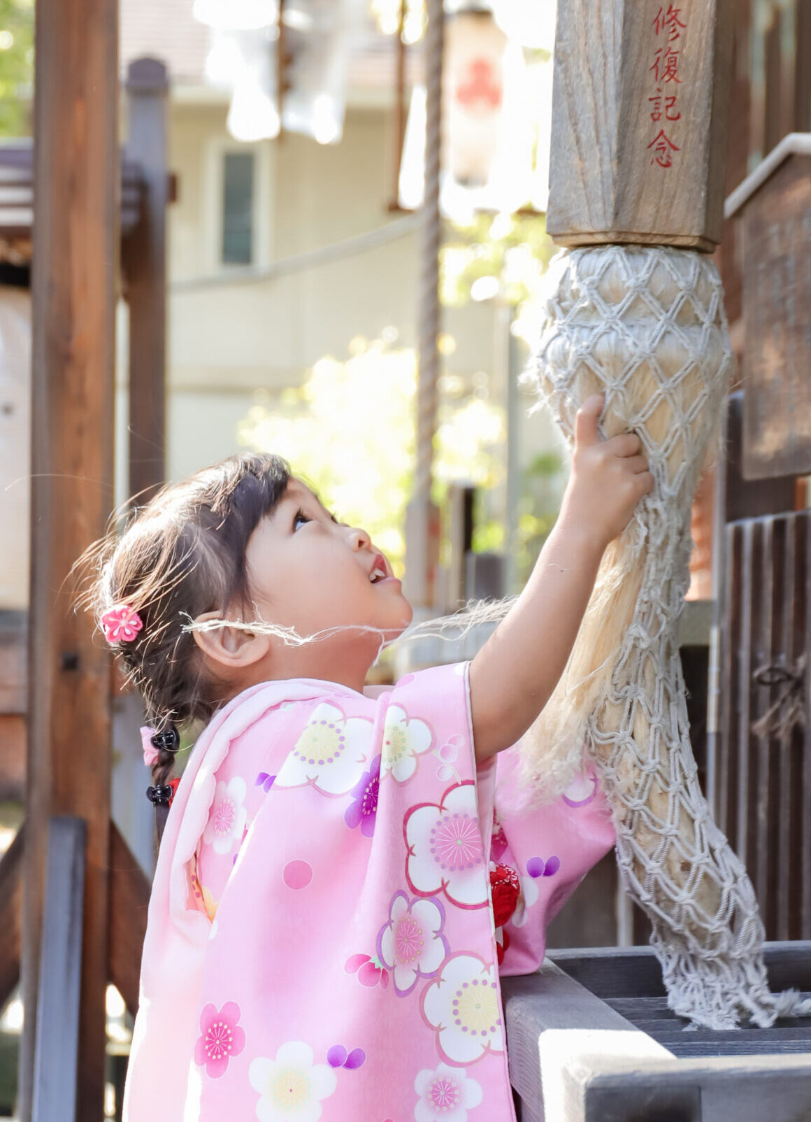 三歳七五三お参り